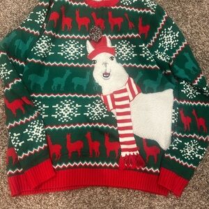 32 Degrees Red and Green Holiday Sweater